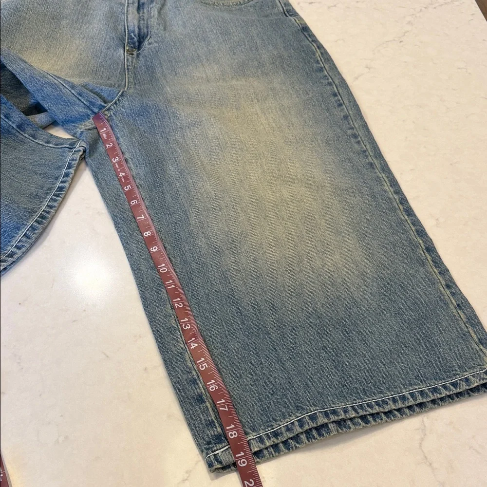 Enyce NWT‎ Blue Denim Baggy Shorts Size 34